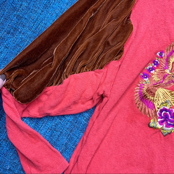 Free People Embroidered Night Bird Tunic Sweater - Picture 5 of 7